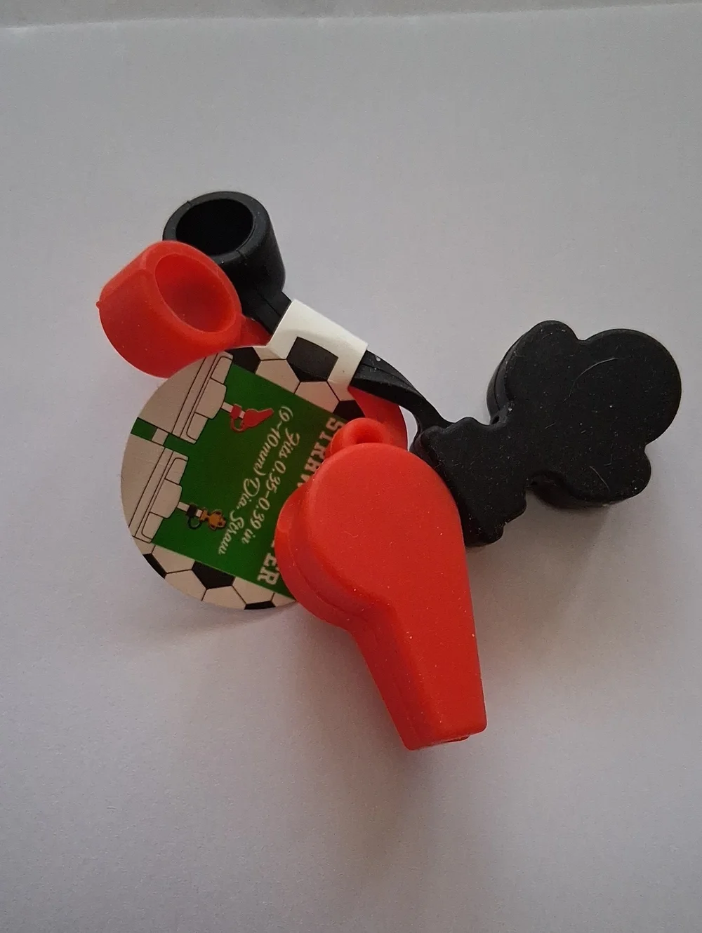 Soccer Trophy & Whistle Straw Toppers
